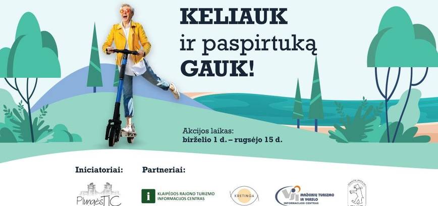 The tourism challenge "Travel and get a scooter!" starts on June 1st.