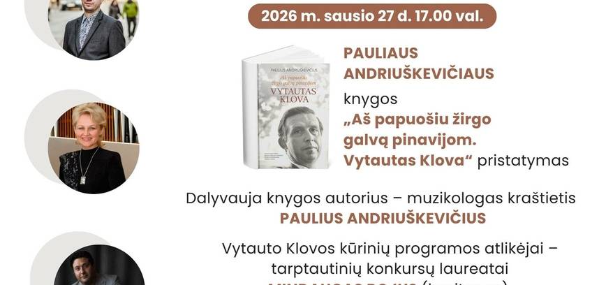 Презентация книги о Витаутасе Кловасе.