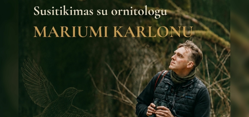 Treffen mit dem Ornithologen Marius Karlonas