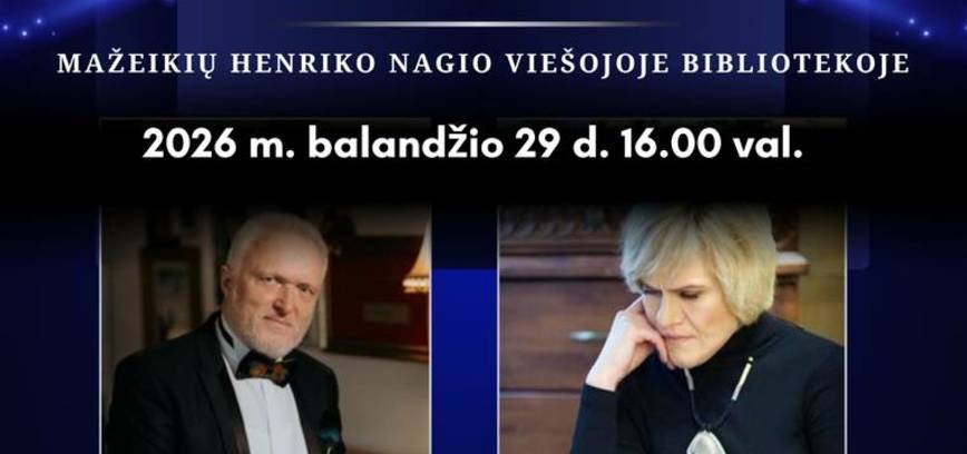 Kreativer Abend von Aloyzas Žilis und Renata Kuršytė: „Wenn Worte spazieren gehen…“