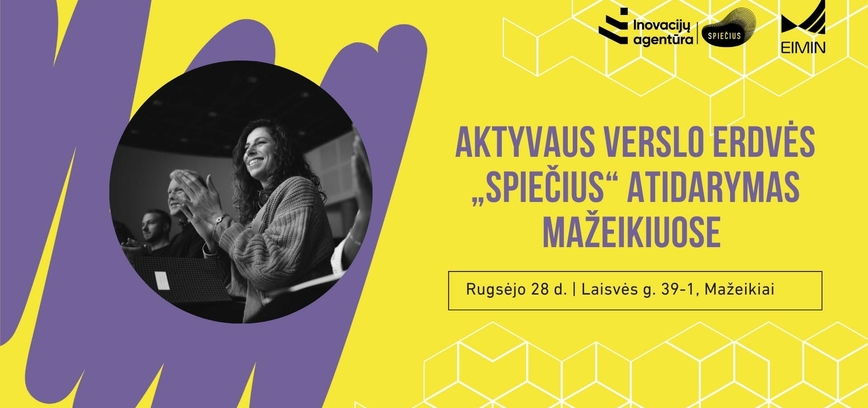 Eröffnung des aktiven Geschäftsraums „Spiečius“ in Mažeikiai