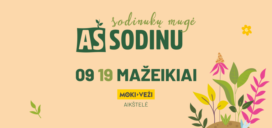 Rudeninė sodinukų mugė Mažeikiuose