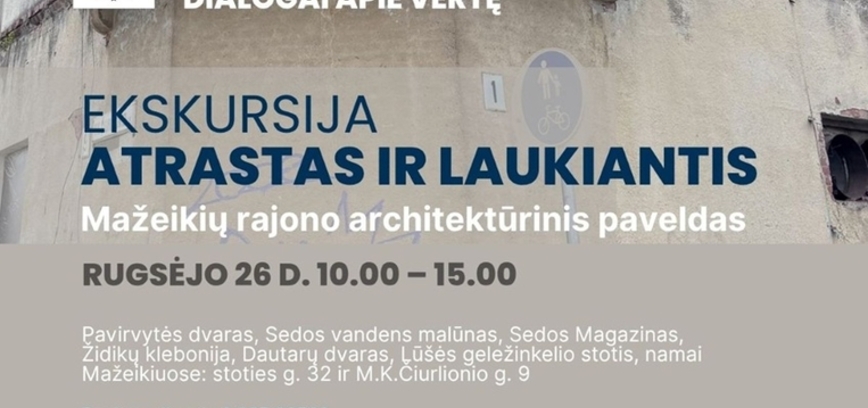 Das architektonische Erbe des Mažeikiai-Viertels wurde entdeckt und wartet darauf, erforscht zu werden.