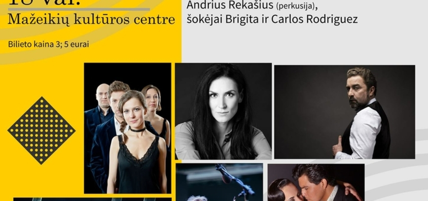 The opening concert of the festival when the heart dances tango