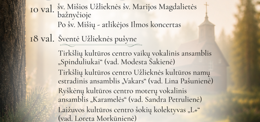 Празднование 365-летия деревни Ужлиекне — «Да, Ужлиекне!»