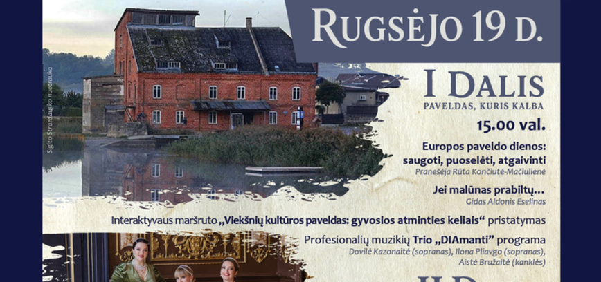 European Heritage Days in Viekšniai: 