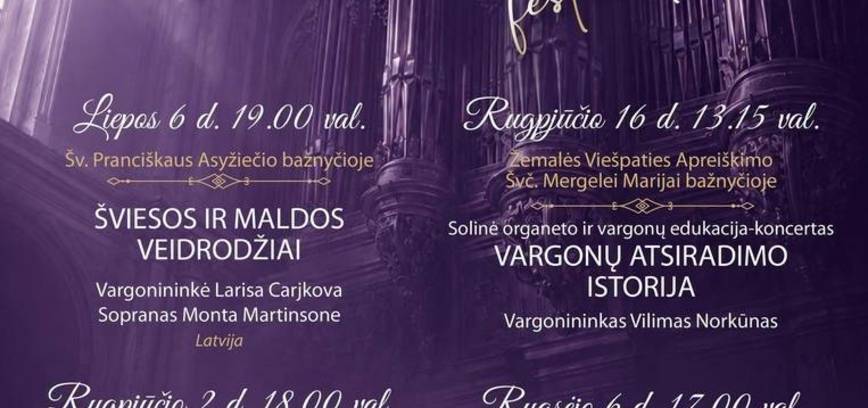 The Fifth International Mažeikiai Organ Music Festival