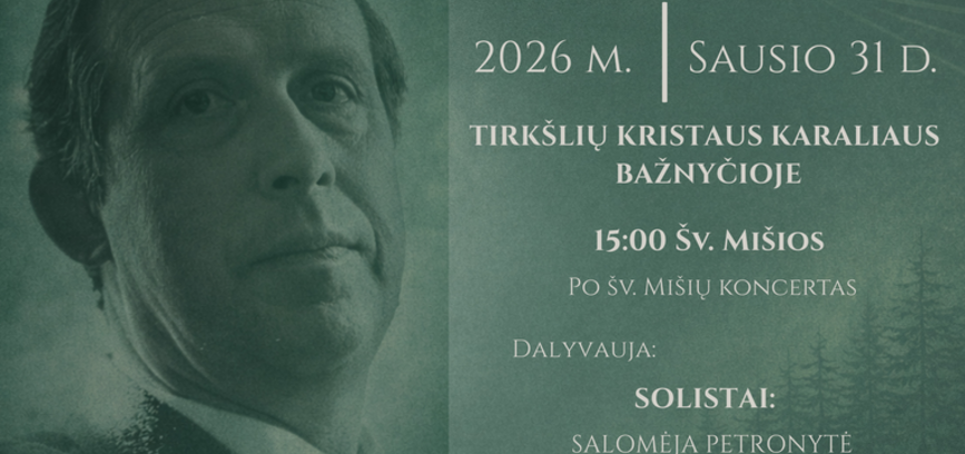 Konzert „Widmung an das Andenken“, gewidmet dem 100. Geburtstag des Komponisten Vytautas Klova