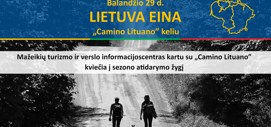 Pārgājiens pa jauno Camino Lituan maršrutu Pikelais - Židikai - Ylakiai