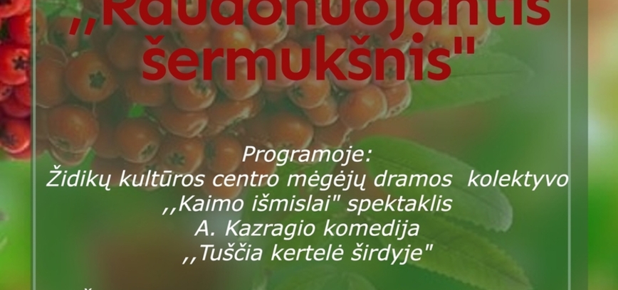 Kolacja „Czerwona jeżyna” w Židikai
