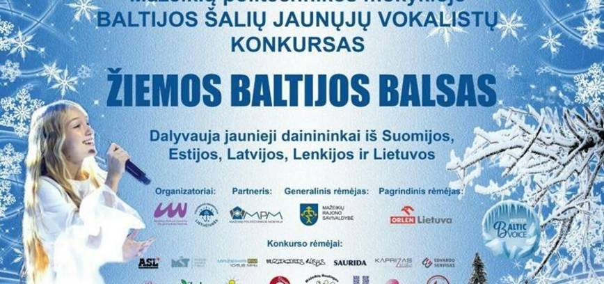 Baltijos šalių jaunųjų vokalistų konkursas „Žiemos Baltijos balsas 2025