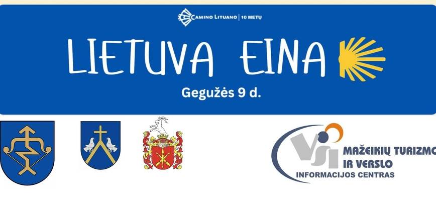 Saisoneröffnung mit dem Camino Lituano. Wanderweg Pikeliai-Dautarai