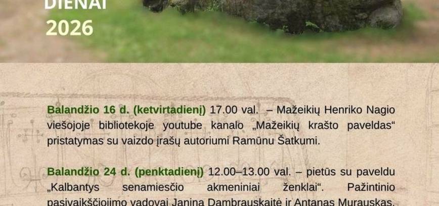 Events dedicated to the International Day for the Protection of Monuments and Sites