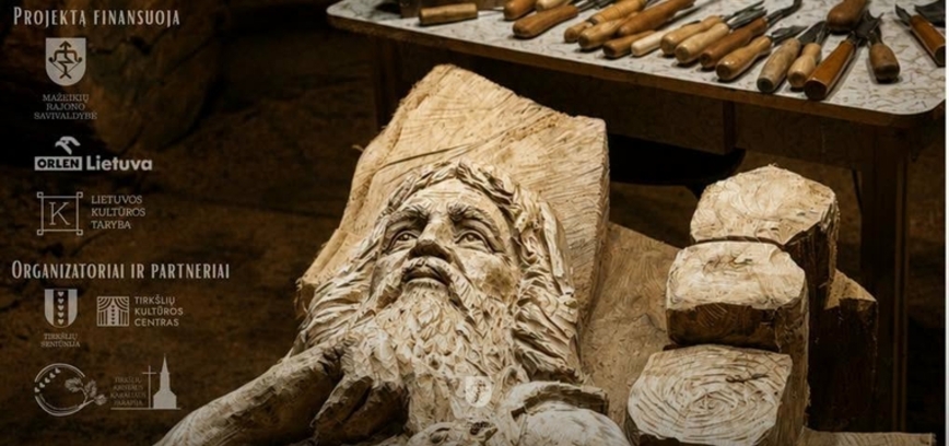 Kryžiaus atsiskyrėlio skulptūros pristatymas