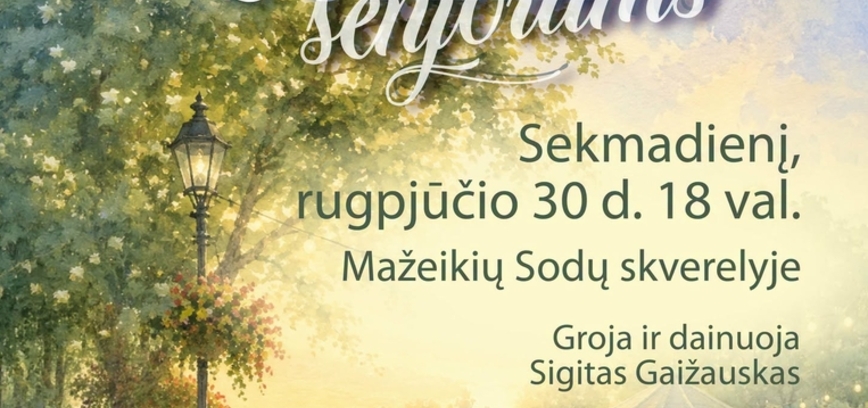 Pavakario šokiai senjorams