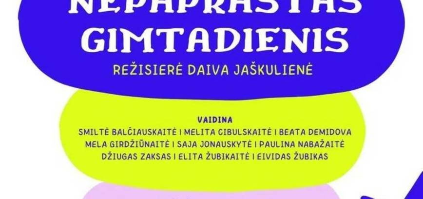 Spektaklis „Nepaprastas gimtadienis“