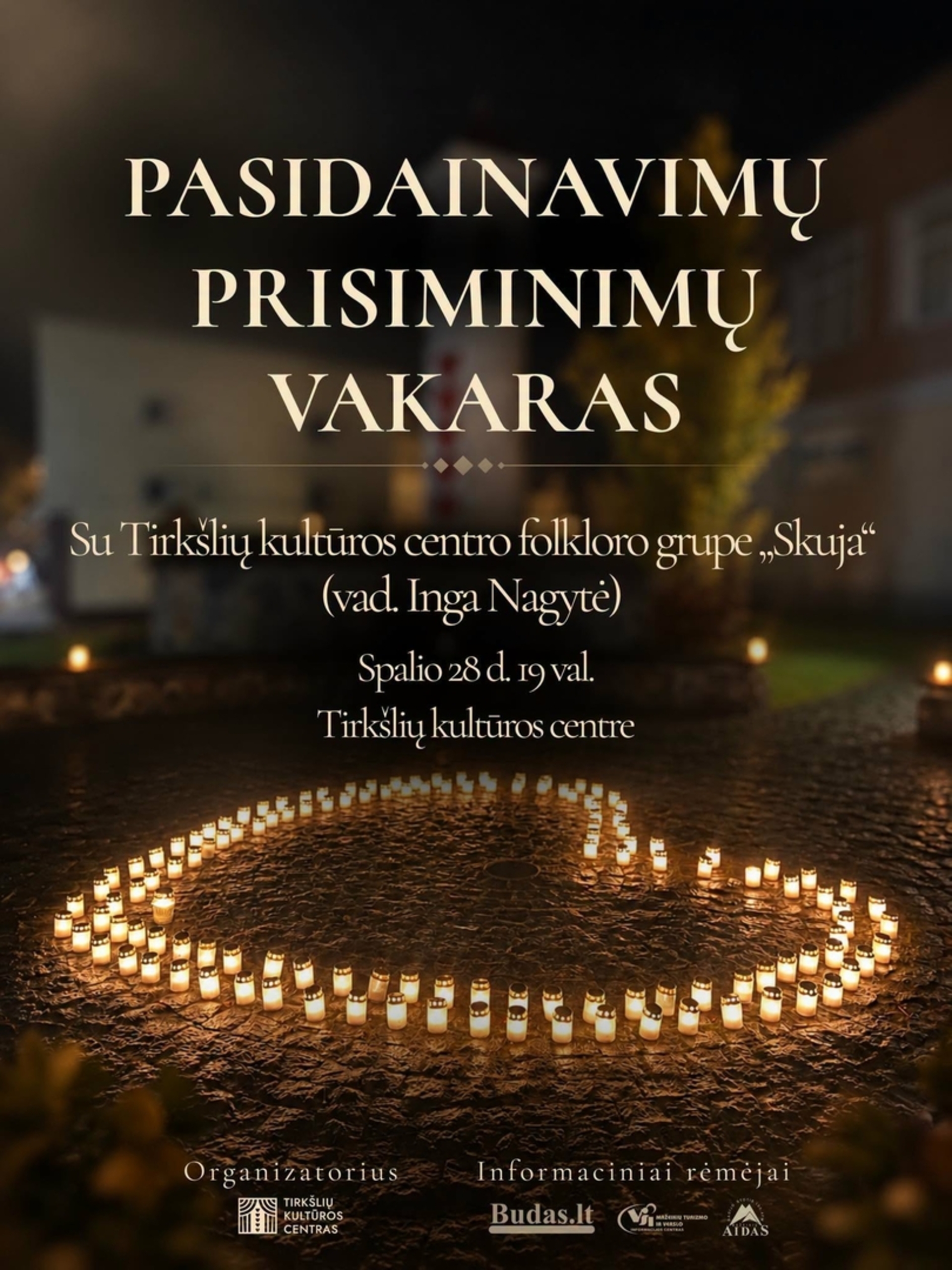 Pasidainavimų prisiminimų vakaras Tirkšliuose