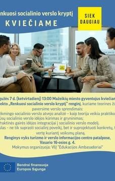 Veranstaltung zum Thema Soziales Unternehmertum: „Ich wähle den Weg des sozialen Unternehmertums“