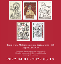 Exlibris Für die Krönung des Bildes der Gottesmutter der Dünen - 300. Regina Lituania