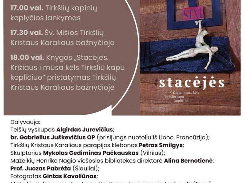 Droga Krzyżowa w kaplicy cmentarza Tirkšliai w rejonie Możejek