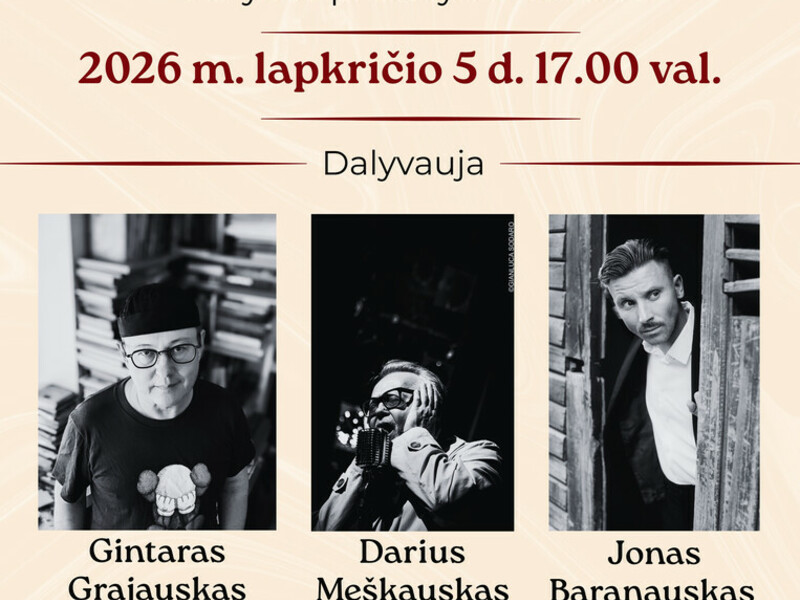 Gintaro Grajausko kūrybos pristatymo vakaras