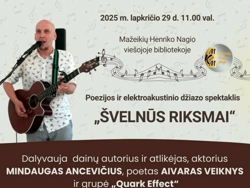 Poetry and electroacoustic jazz performance "Soft Screams"