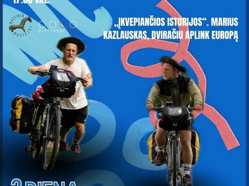 «Вдохновляющие истории». Мариус Казлаускас, велопутешествие по Европе.