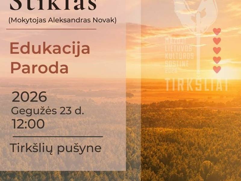 Творческое обучение и выставка художественной студии «Художественное стекло» в Мажейкиае.