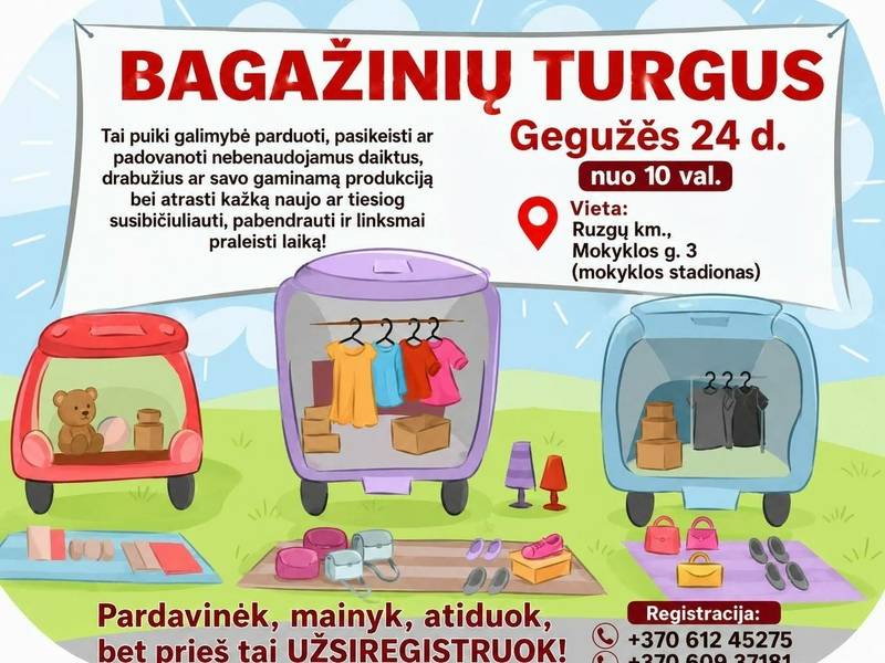 Рынок багажа в Рузгаи