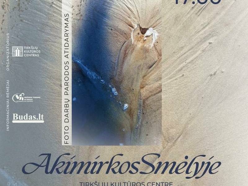 Eröffnung der Ausstellung mit Fotografiewerken von Inga Šiaulytė-Buivydienė