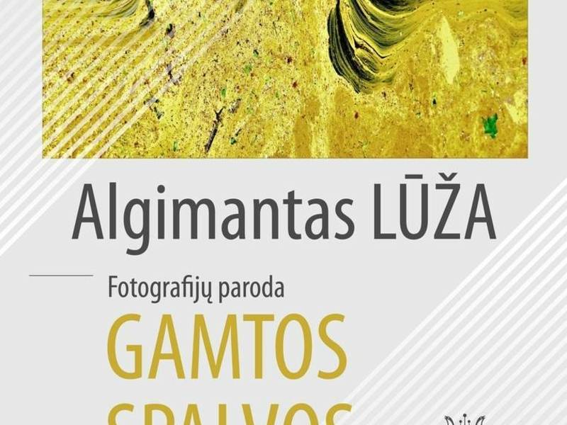 Algimanto Lūžos fotografijų paroda GAMTOS SPALVOS 