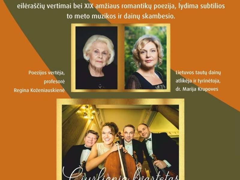 Literary-musical concert "My Thought Flew Over Mountains and Palaces"