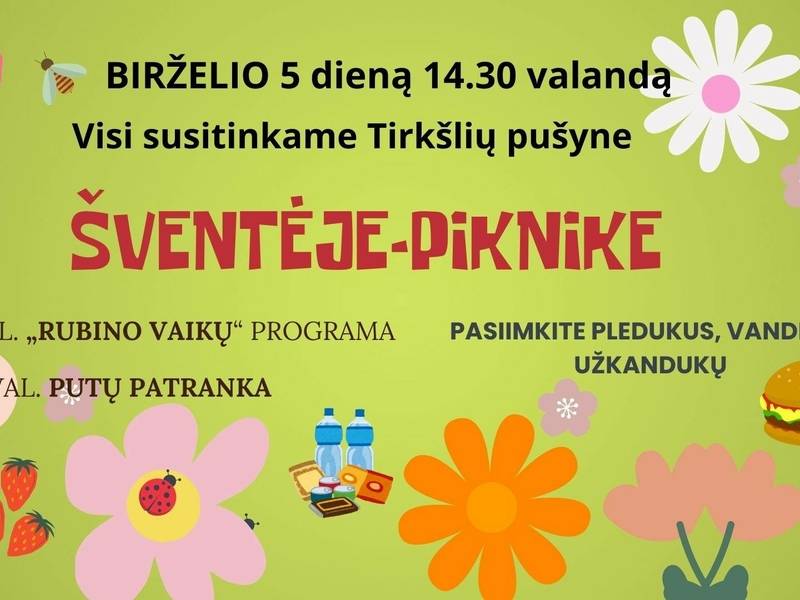 Šventė - piknikas vaikams