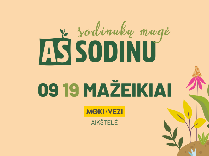 Rudeninė sodinukų mugė Mažeikiuose