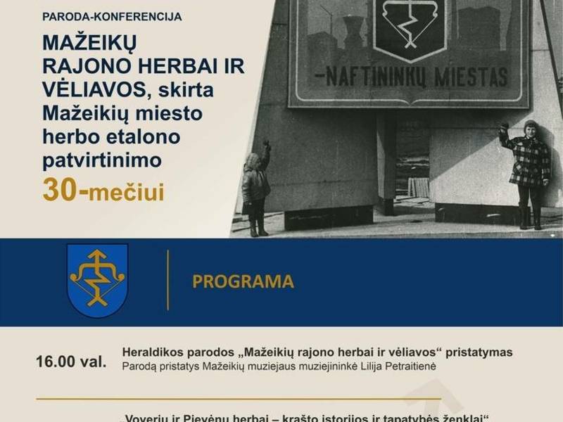Wystawa - konferencja Herby i flagi powiatu możejskiego