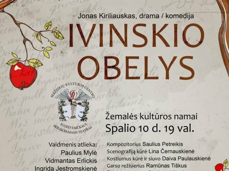 Komiška drama „Ivinskio obelys"