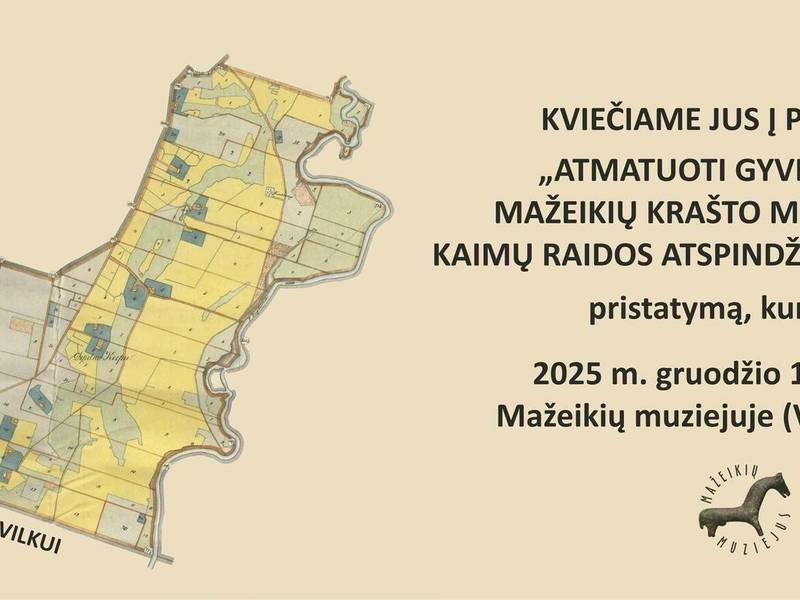 Exhibition "Measured Lives. Reflections of the Development of Towns and Villages in the Mažeikiai Region in Plans"