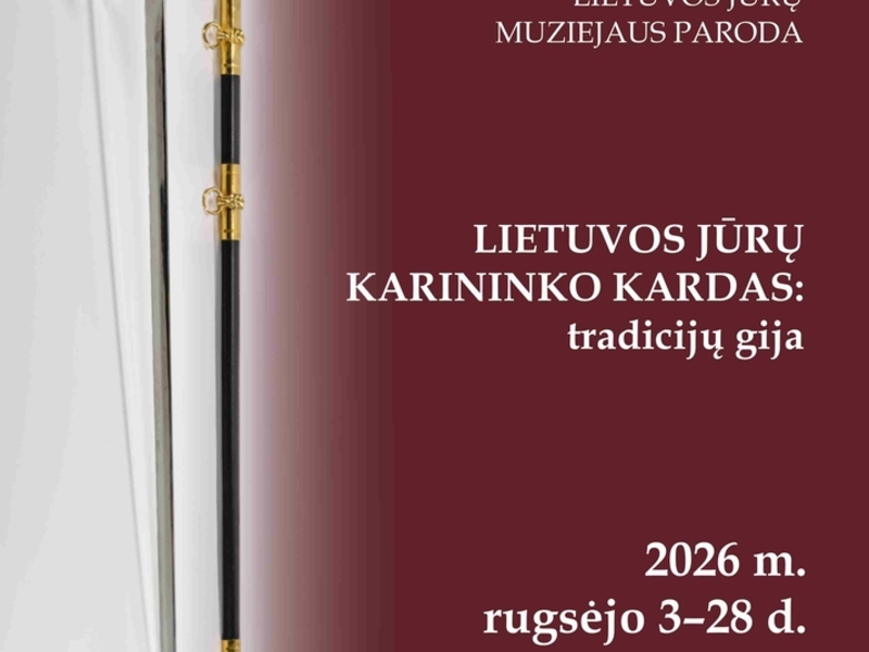 Lietuvos jūrų karininko kardas: tradicijų gija