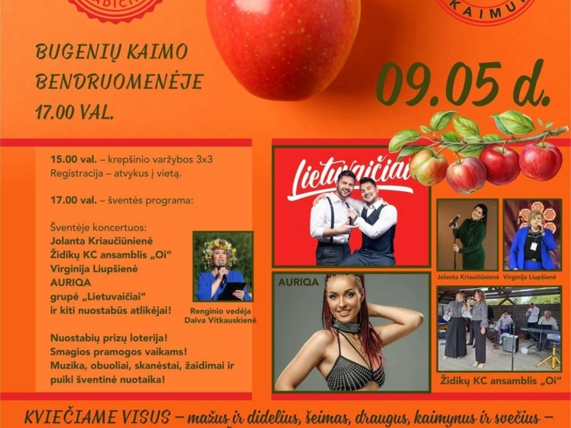Obuolių šventė Bugeniuose