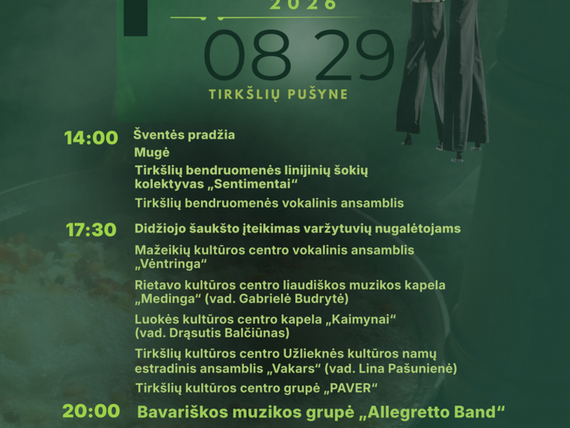 „Kopūstīnės varžītovės / Tirkšlē / 2026“