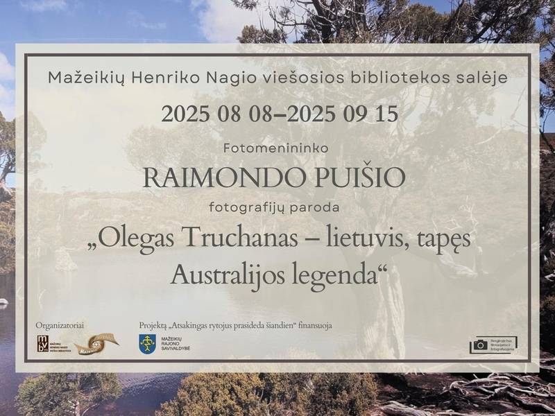 Fotomenininko Raimondo Puišio fotografijų paroda