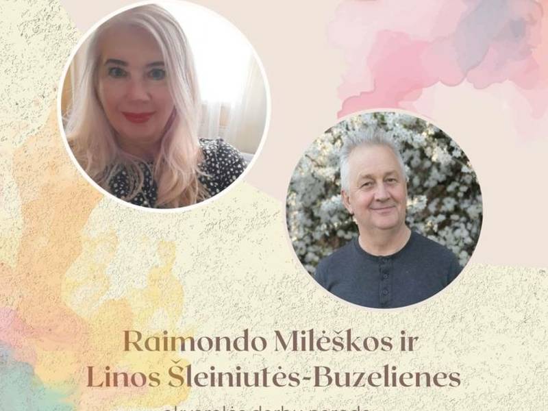 Exhibition of watercolor works by Raimondas Milėška and Lina Šleiniūtė-Buzelienė "Under the same sign of Gemini"