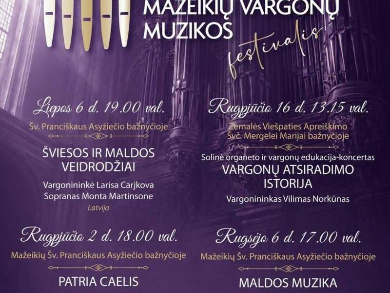 The Fifth International Mažeikiai Organ Music Festival