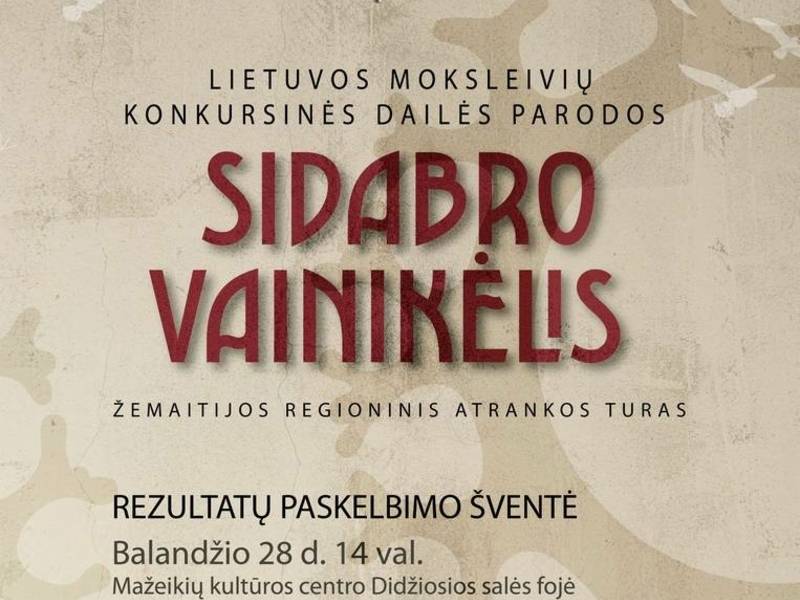 Ausstellung des litauischen Schulkinder-Volkskunstwettbewerbs „Silberne Krone“