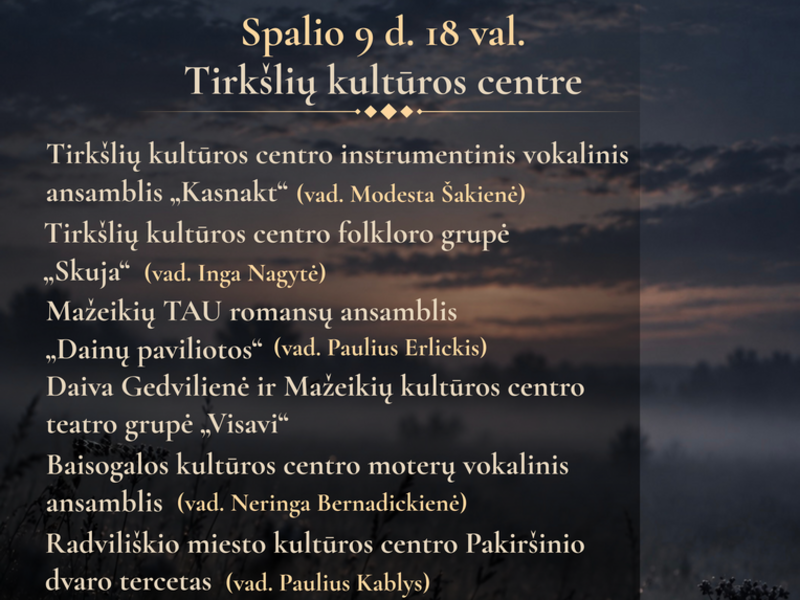 An evening of romantic melodies "When the night comes slowly"