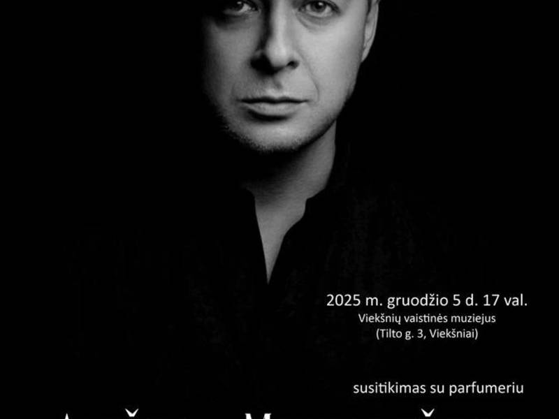 Spotkanie z perfumiarzem Aistisem Mickevičiusem