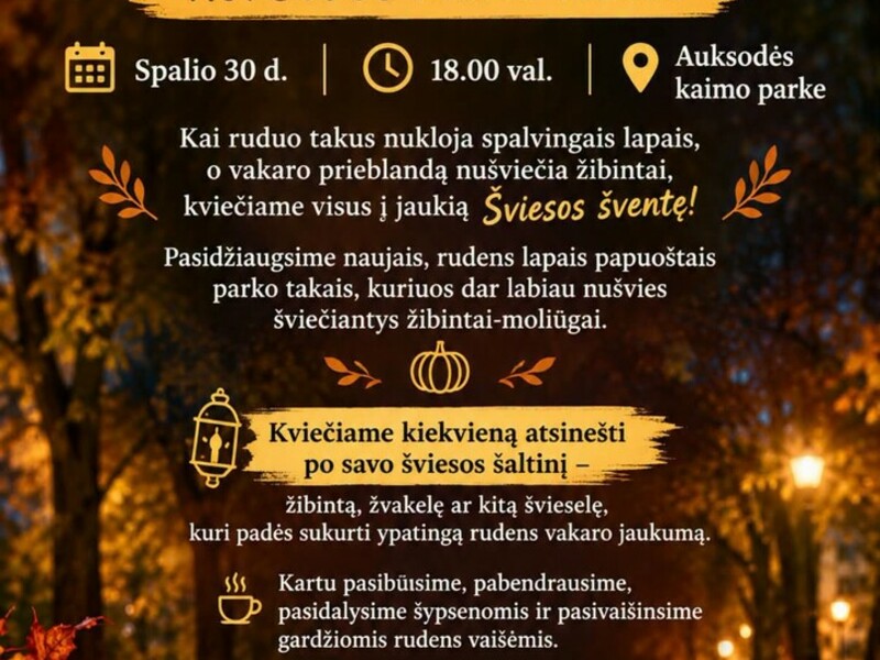 Šviesos šventė Auksodėje