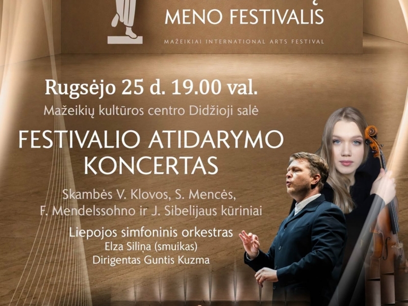 Eröffnungskonzert des Kunstfestivals Mažeikiai