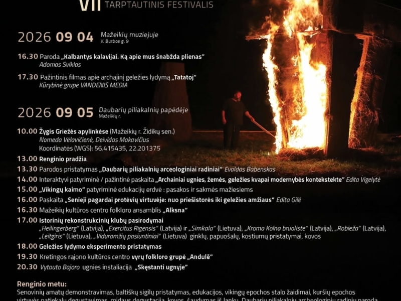 VI tarptautinis festivalis „Geležinė Daubarių istorija"