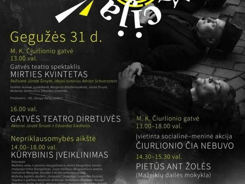 InterAkcija 2025 / Gatvės teatro spektaklis „Mirties kvintetas“